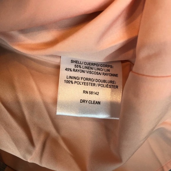 Gal Meets Glam Peyton Linen Plaid Dress. - Picture 9 of 12